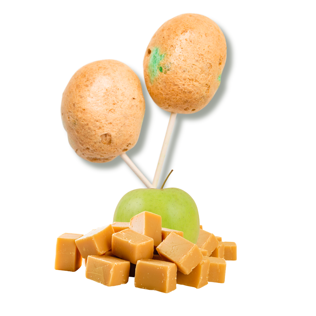 Freeze Dried Caramel Apple Pops